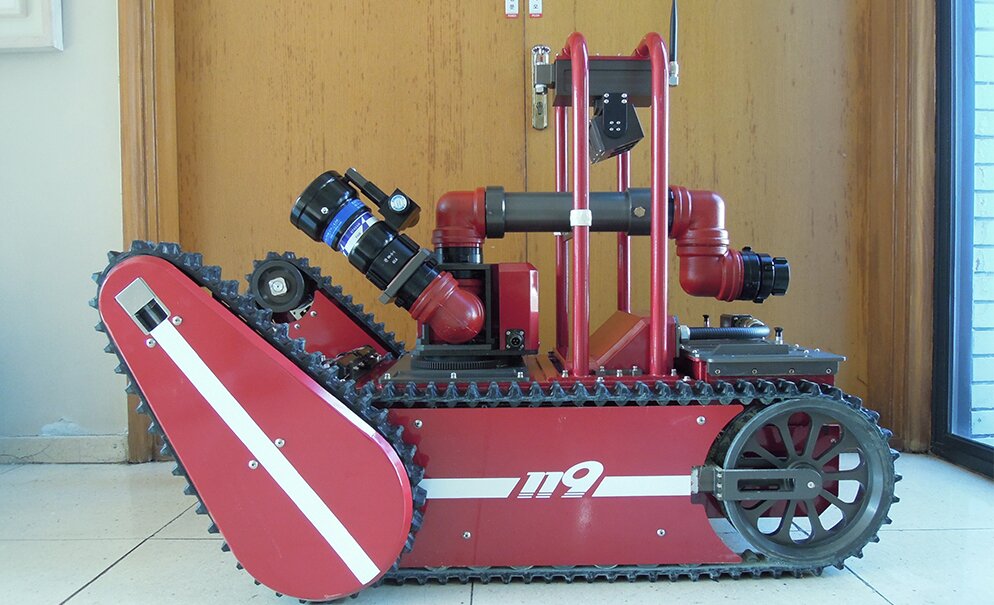 Small Sized Urban Fire Protection Robot